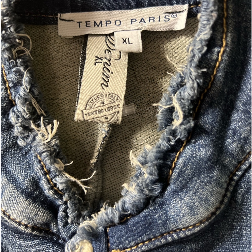 𝓢𝓞𝓛𝓓! 
Tempo Paris Military Style Jean Jacket - Picture 8 of 8
